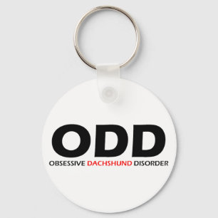 ODD - Obsessief-Dachshundaandoening Sleutelhanger