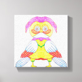 Odd Owl Canvas Afdruk