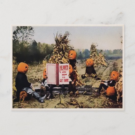 Odd Pumpkin-Briefkaart Briefkaart (Voorkant)
