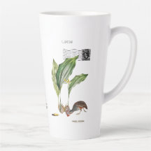 Odd Shellfish Latte Mok, White Ceramic Tall Mok