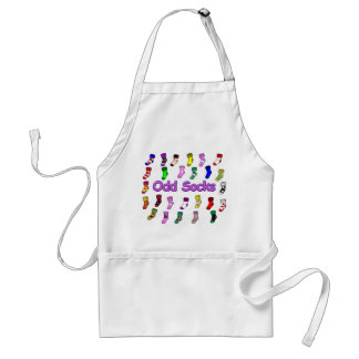 Odd Socks Apron - White Standaard Schort