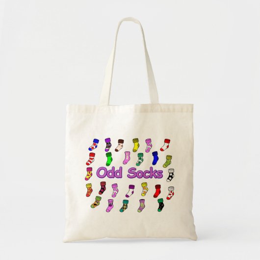 Odd Socks Grocery Bag Tote Bag (Voorkant)