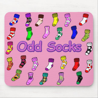Odd Socks Mousepad Pink Muismat