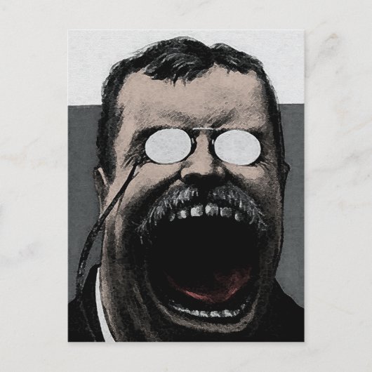 Odd Theodore Roosevelt Briefkaart (Voorkant)