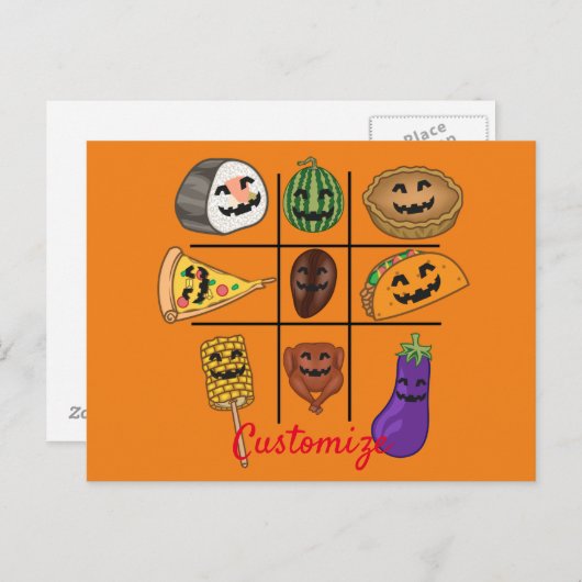 Oddball Jack o'lantern Medley Thunder_Cove Briefkaart (Voorkant / Achterkant)