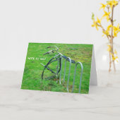 Oddball off the Wall Carte d'anniversaire (Fleur jaune)