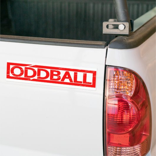 Oddball Stamp Bumpersticker (Op Truck)