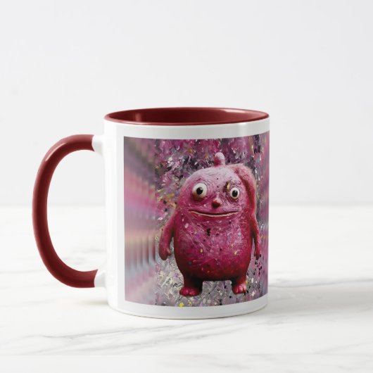 OddFriends Pink Creature Mug (Gauche)