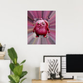 OddFriends - Poster de création Whimsical Rose (Bureau à domicile)