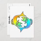 oddRex pisces Briefkaart (Voorkant / Achterkant)