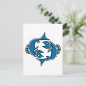 oddRex pisces Briefkaart (Staand voorkant)
