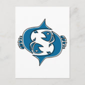 oddRex pisces Briefkaart (Voorkant)