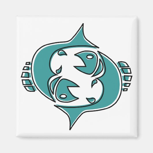 oddRex pisces Magneet (Voorkant)