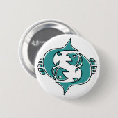 oddRex pisces Ronde Button 5,7 Cm (Voorkant /achterkant)