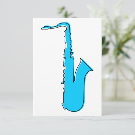 oddRex saxofone Kaart (Staand voorkant)