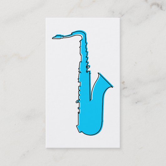 oddRex saxofone Visitekaartje (Voorkant)