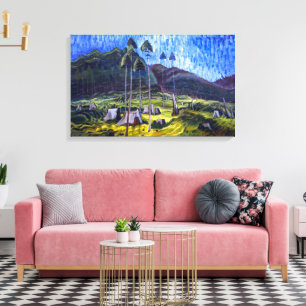 Odds en Einds Emily Carr Canvas Afdruk