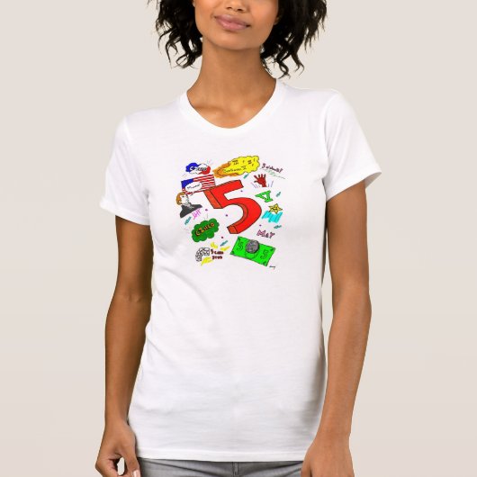 Ode à cinq femmes Bella Canvas Jersey T-Shirt (Devant)