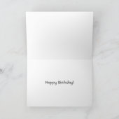 Ode à la carte d'anniversaire d'arcs-en-ciel et de (Intérieur)