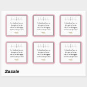 Ode à l'amour Autocollant par la poète Adiela Akoo (Feuille)