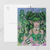 "Ode à l'ours vert" Carte postale (Devant / Derrière)