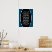 Ode à nos chers professeurs Poster de poème HAMbyW (Cuisine)