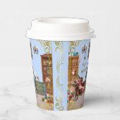 Ode aan de Notenkraker Ballet Blauw Papieren Bekers (Rechts)