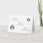 Ode aan Distel Kaart (Voorkant)