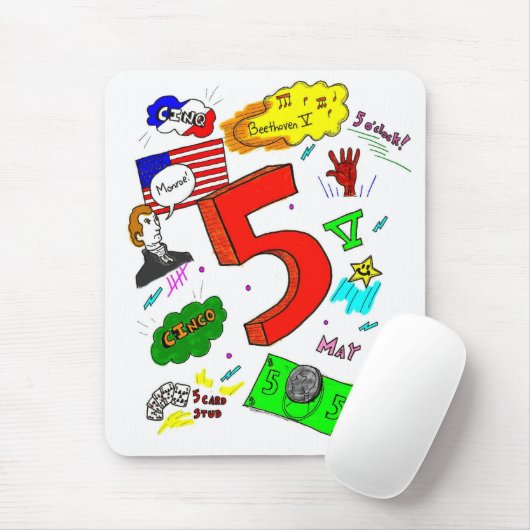 Ode aan Five Mousepad Muismat (Met muis)