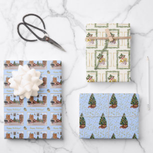 Ode aan het Notenkraker Ballet Blauw Inpakpapier Vel