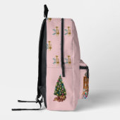 Ode aan het Nutcracker Ballet Pink Bedrukte Rugzak (Links)