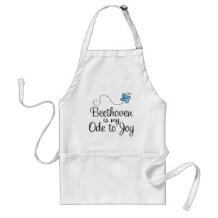 Ode aan Joy Beethoven Apron Standaard Schort