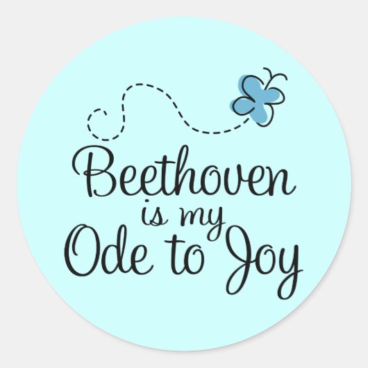 Ode aan Joy Beethoven Sticker (Voorkant)