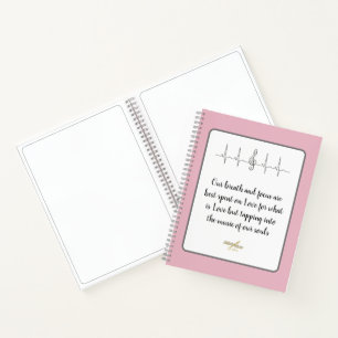 Ode aan Liefde Spiral Notitieboek van Dichteres Ad