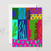 Ode aan Matisse Collage Briefkaart (Voorkant / Achterkant)