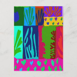 Ode aan Matisse Collage Briefkaart
