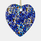 Ode aan Tiffany Clematis Keramisch Ornament (Rechts)