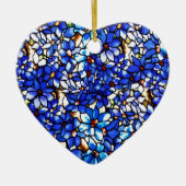 Ode aan Tiffany Clematis Keramisch Ornament (Voorkant)