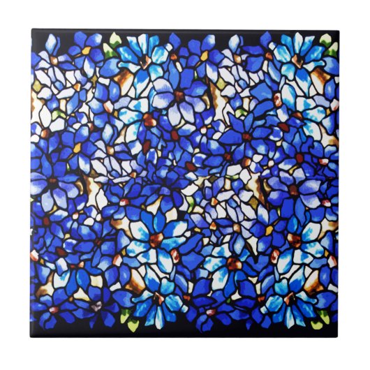 Ode aan Tiffany Clematis Tegeltje (Voorkant)