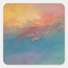 Ode aan Turner Vierkante Sticker