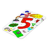 Ode aan vijf Flexible Magnet Magneet (Linkerzijde)