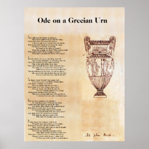 Ode op een Grecian Urn Poster