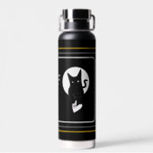 Ode to Love Bouteille d'eau de chat par Adiela Ako (Arrière)