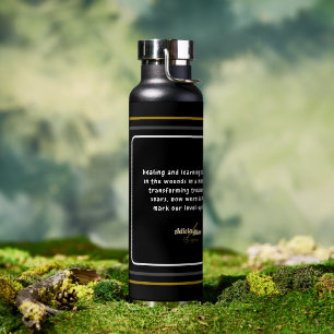 Ode to Love Bouteille d'eau de chat par Adiela Ako