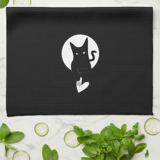 Ode to Love Chat Kitchen Serviettes de cuisine par (Plié)