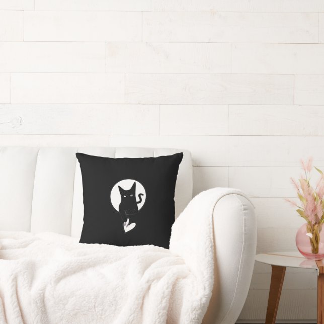 Ode to Love Chat Lancer Oreiller par Adiela Akoo (Canapé)