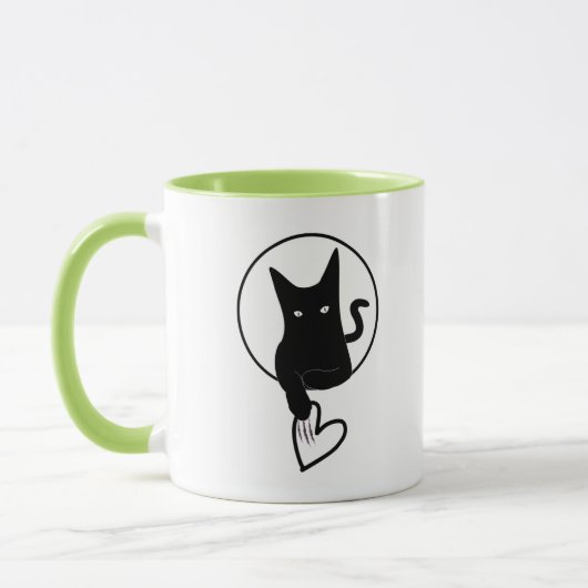 Ode to Love Chat Mug par Adiela Akoo (Gauche)
