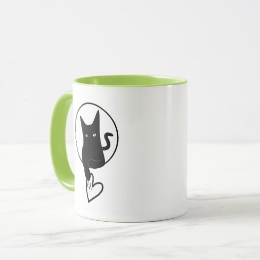 Ode to Love Chat Mug par Adiela Akoo (Devant gauche)