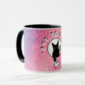 Ode to Love Chat Mug par Adiela Akoo (Devant gauche)
