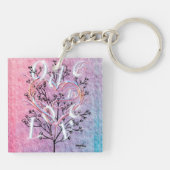 Ode to Love Keyring Ontworpen door: Adiela Akoo Sleutelhanger (Achterkant)